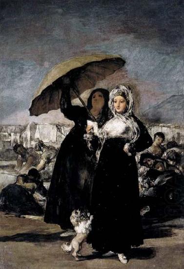 Francisco de goya y Lucientes Les Jeunes or the Young Ones china oil painting image